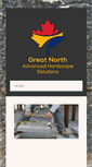 Mobile Screenshot of greatnorthhardscape.com